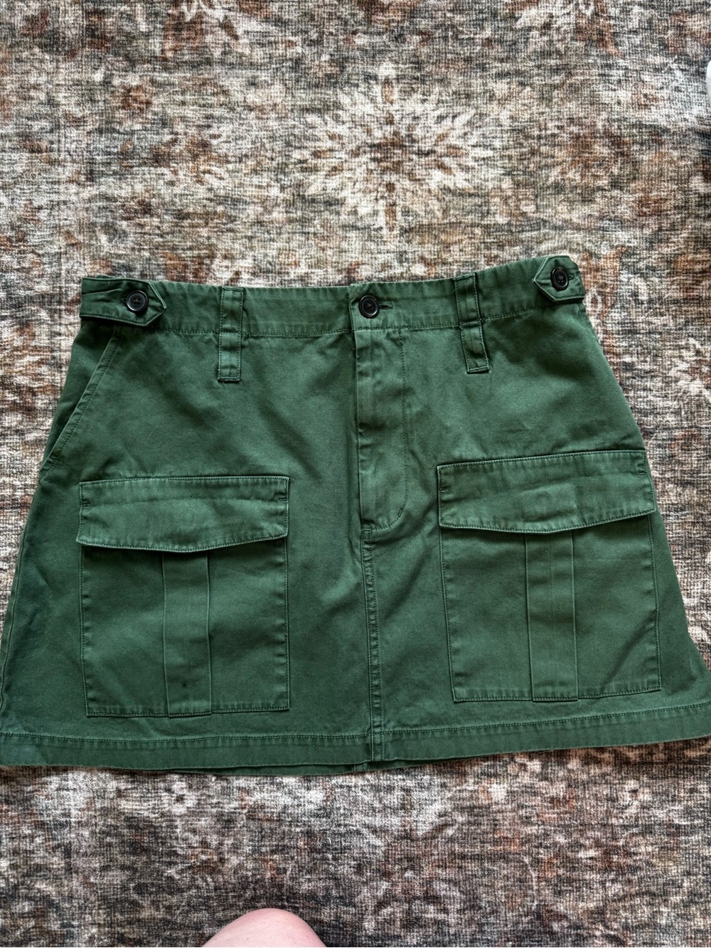 Universal Thread Dark Green Cargo Pocket Mini Skirt